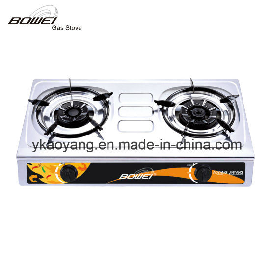 Gas Stove Gas Cooker Stainless Steel 2 Burner