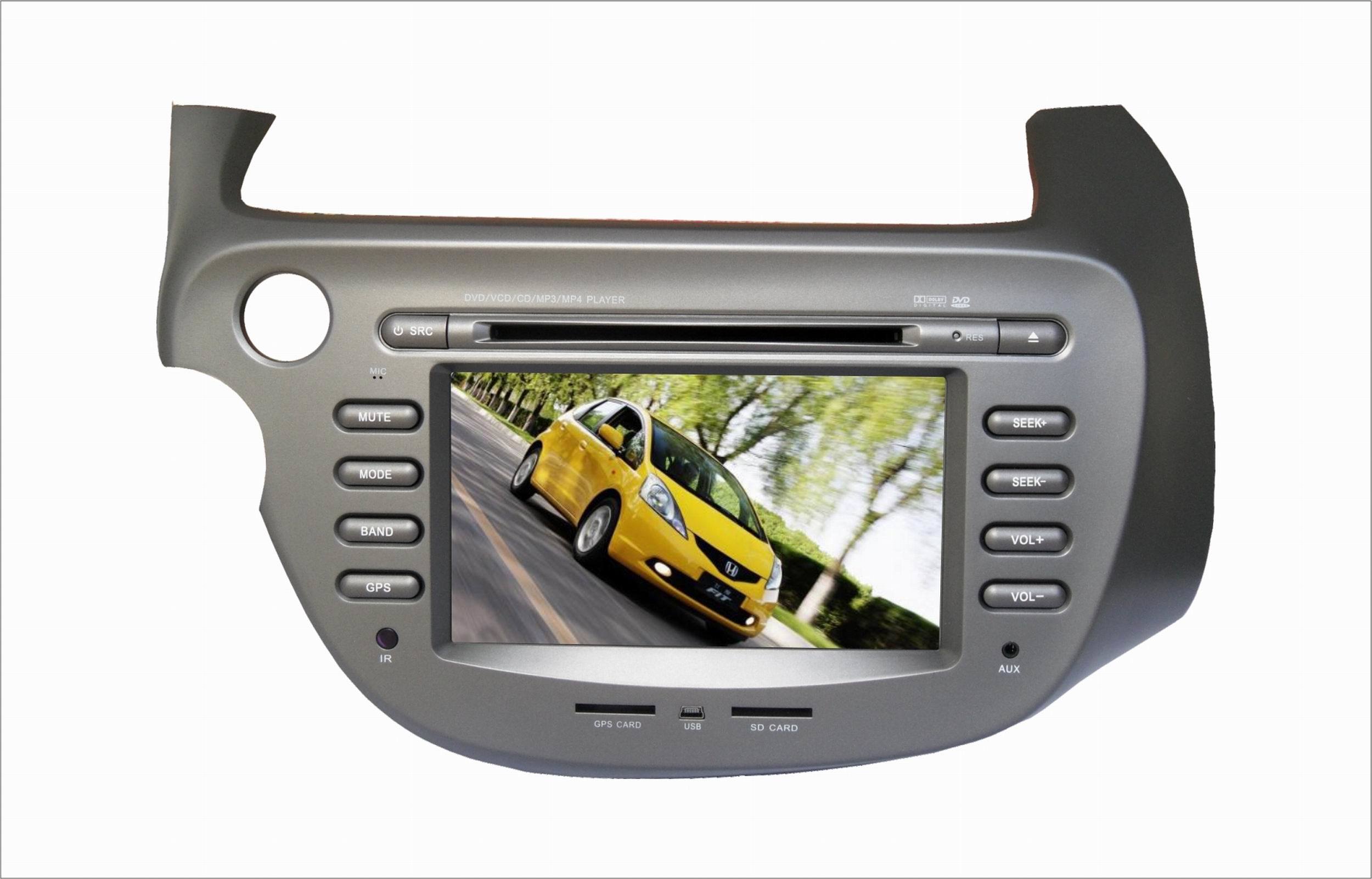 7'' Car DVD Player with GPS/TV/Bt for Honda Fit (HS7009)
