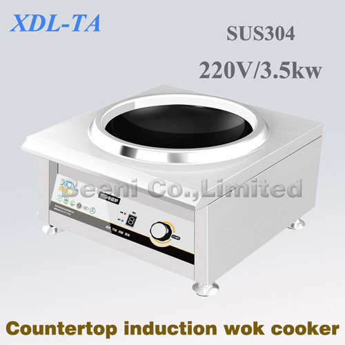 220V/3.5kw 50Hz Tabletop Commercial Wok Induction Range