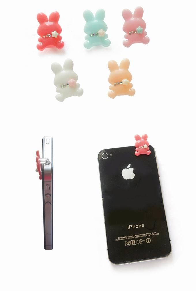 Bling Cute Little Animal 3.5mm Phone Cap (PL724)