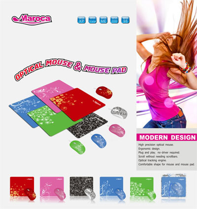 Mouse+Mouse Pad Kit MIT-4110