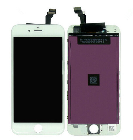 iPhone 6 LCD Screen with Digitizer Assembly - White - Broken Replacement