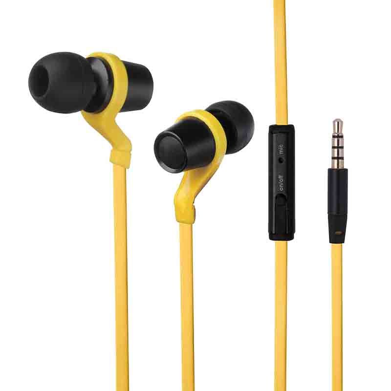 High End Quality Noodle Mobile Earphone with Mic