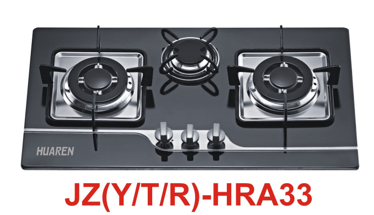 Stainless Steel Three Burner Gas Stove (HRA33)