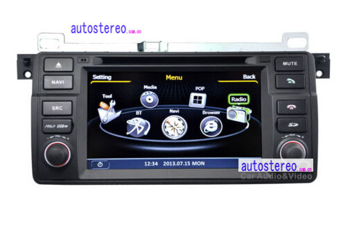 Car Stereo GPS Headunit Multimedia DVD Player for BMW E46 (ZW111)