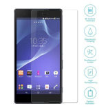 9h 2.5D 0.33mm Rounded Edge Tempered Glass Screen Protector for Sony T2