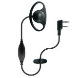 100MW Earhook Microphone for Two Way Radiotc-306-1