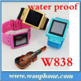 W838 Waterproof Watch Mobile Phone