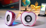 Mini Apple Shaped Speaker for PC, Laptop, MP3