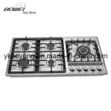 Luxury Model Stainless Steel 5 Burner Gas Stove