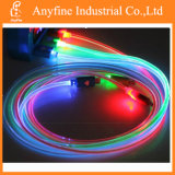 New Arrival Lower Price LED Colorful Crystal Mobile Phone Data Cable for iPhone