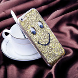 Smile Face Mobile Cell Phone Cover Case with Moving Eyes