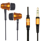 Gold Fashion Metal Earphone for MP3 MP4 (S-EB-16)