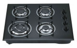 Black Glass Gas Hobs