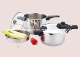 Stainless Steel Pressure Cooker (SK-ASB 4+6L SET)