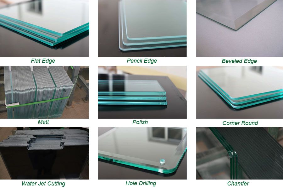 3-12mm Clear Flat Polished Tempered Glass with CE Approved