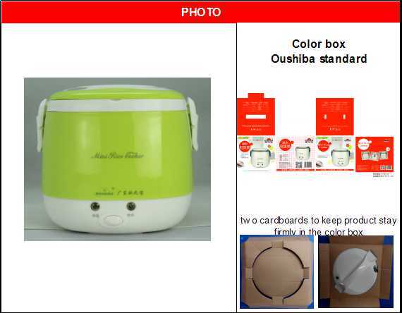 1.3L Integrated Push-Button Mini Rice Cooker